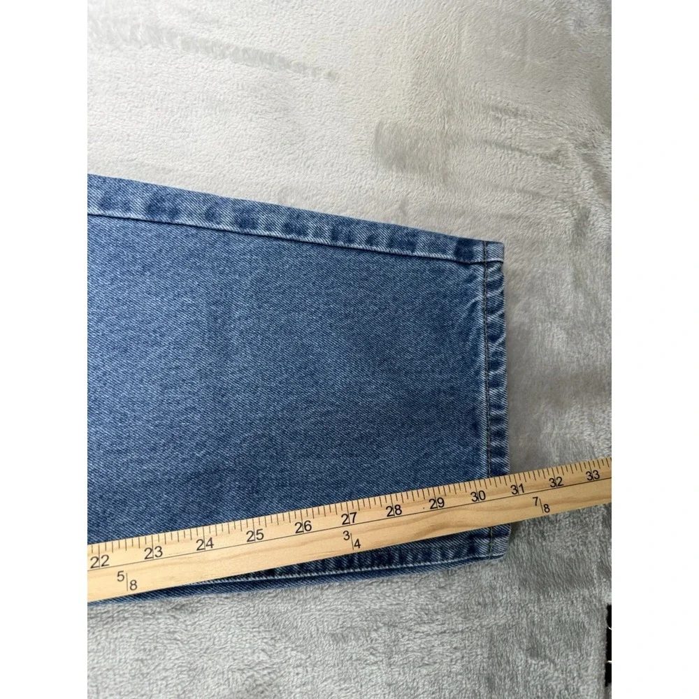 Carhartt Jeans Mens 38x32 Blue Denim Relaxed Fit Straight Leg B17 Vintage